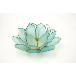 Overview image: Waxinehouder cap S licht blauw