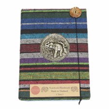 Overview image: Notitieboek stof met olifant