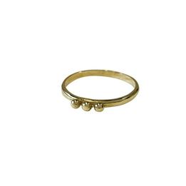 Overview image: Ring bolletjes brass 16,5