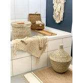 Overview second image: Mand Fez met deksel naturel