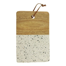 Overview image: Serveerplank hout marmer Divya