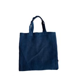 Overview image: Shopper Jute donkerblauw 40x40