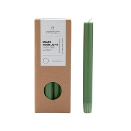 Overview image: Kaars diner matcha groen 10x 