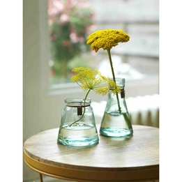 Overview second image: Vaas recycled glas smal h13 cm