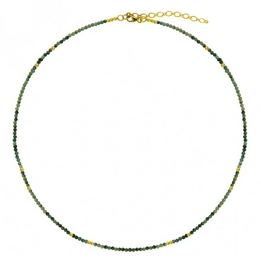 Overview image: Ketting Afr. turkoois goud