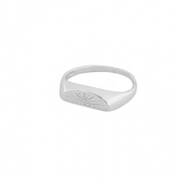 Overview image: Zegelring sunrise zilver 17