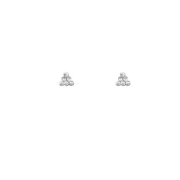 Overview image: Oorbel triangel dots zilver
